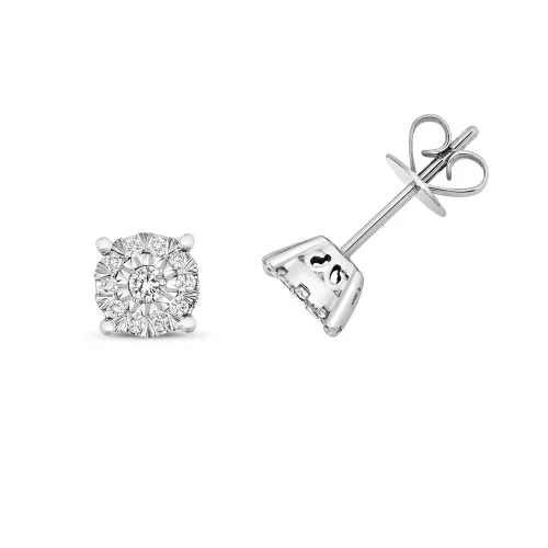 Circle Diamond Earrings 0.25ct